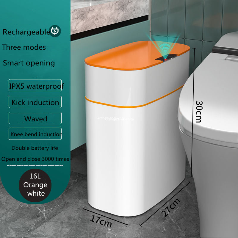 Automatic Smart Sensor Trash Can with Lid