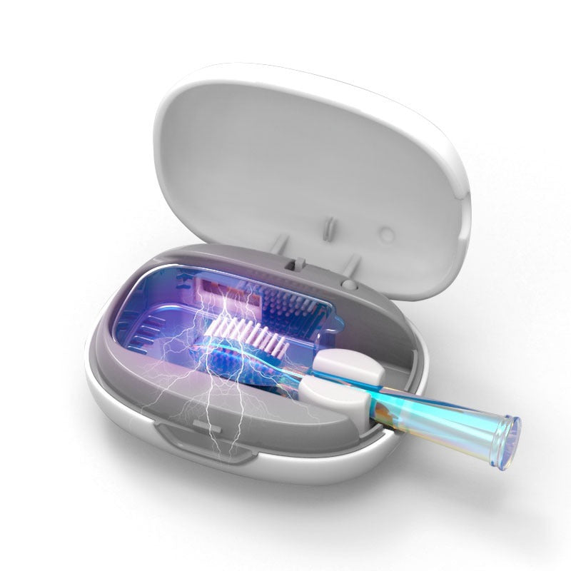 Portable UV Toothbrush Sterilizer Storage Box