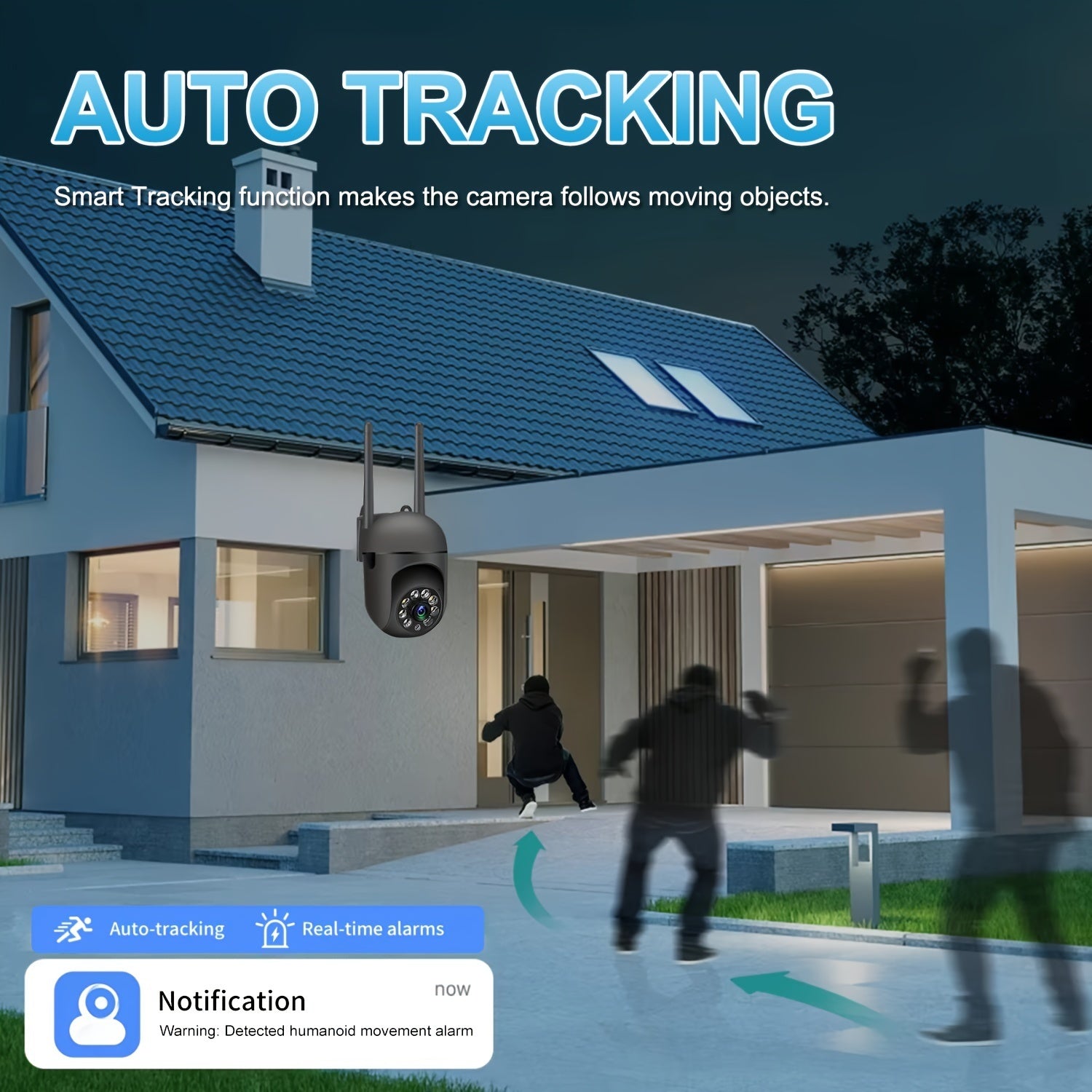 360° HD Wireless Outdoor Security Camera